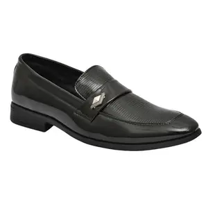 VESTCON Men Formal Shoes Lace-Up | Black Color | Size : 10 |DS-206-Black-10|