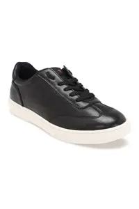 Louis Philippe Men Black Lace Up Shoes