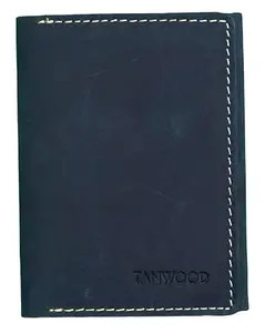 TANWOOD Nano FLIP Wallet Leather Nano flip Pure Leather Wallet | Slim Wallet | cardholder | Blue Wallet |Unisex Wallets |