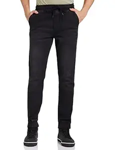 Amazon Brand - INKAST Men Solid Regular Fit Jeans