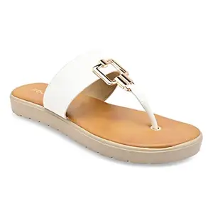 ROCIA Regal White Women Casual Flats