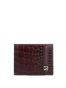Da Milano Genuine Leather Maroon Bifold Men Wallet with Multicard Slot (10263OL)