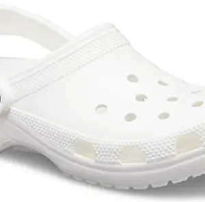 Crocs Unisex Adult White Classic Clog 10001-100 M8W10