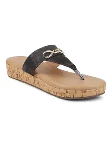 INC.5 Women Bronze Textured Open-Toe Comfort Heels