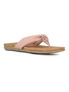 Inc.5 Womens Peach Casual Solid Round Toe Flats