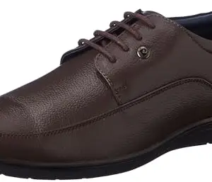 Pierre Cardin EL0813 Leather Formal Shoes for Men_Brown_41