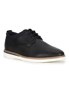 Bata Mens GODRIC Texture Black Casual Shoes
