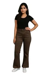 Women's Bootcut Jeans Brown