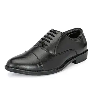 Centrino mens Derby Uniform Dress Shoe (BLACK_6 UK_6044-01)