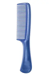 FYNX Grooming Handle All Purpose Hair Comb for Men and Women, Pack of 1- BLUE (Color may vary, As per stock)