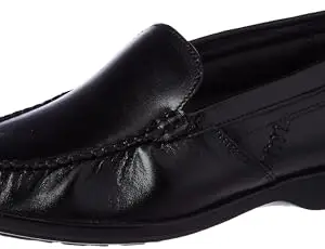 Blue Leather Men's 3932 Black Formal Shoes_6 UK (3932-1)