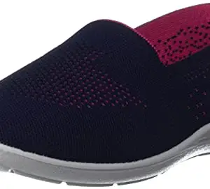 Walkaroo Ladies Life Style Belly Shoes,NAVYBLUE Pink,08 [GY3406]