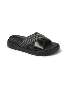 ELLE Women Sandal,Black,UK-8