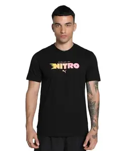 Puma Men's Solid Classic Fit T-Shirt (527134_Black