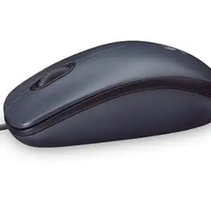 MS116 Wired Optical Mouse, 1000DPI, LED Tracking, Scrolling Wheel, Plug and Play