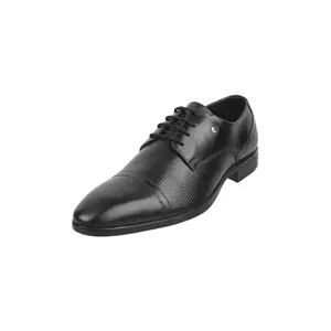Mochi Men Black Faux Leather Formal Lace-up Shoes UK/6 EU/40 (19-283)