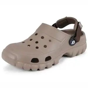 DOCTOR EXTRA SOFT Men's Classic Casual Sports Clogs/Sandals with Adjustable Back Strap for Adult | Comfortable & LightWeight| Stylish & Anti-Skid|Waterproof & Everyday Use Mules for Gents & Boys D-546