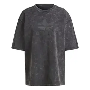 adidas Washed-Out Boyfriend-Fit T-Shirt | Black | M |