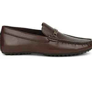 BATA Men's Qddu Brown Formal Shoes 9 UK/India