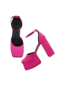 SilverArrow Womens Starlight Cove Pink Heeled Sandal_2 UK (6amnhl1219)