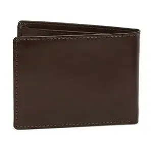 Spykar Brown Leather Bi-Fold Wallet