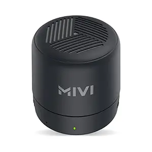 Mivi (Renewed) Mivi Play 5 Watt Truly Wireless Bluetooth Portable Speaker (Black)