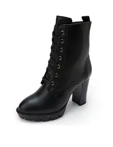 Elle Women's Boots-6 Kids UK (EL-DAZ-W-119 Black)