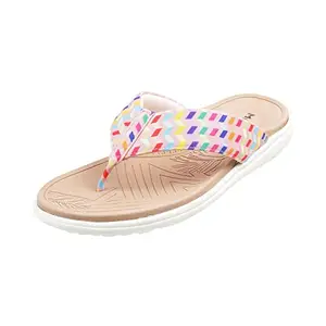 Mochi Womens Synthetic Beige Slippers (Size (8 UK (41 EU))