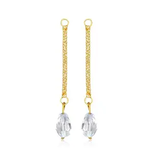 Vivastri Traditional 1gm Gold and Micron Plated Alloy Smartdrop Earring for Women and Girls
