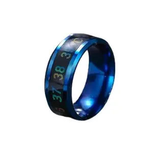 Men Smart Temperature Ring Blue (IR883) B_Temperature Ring Blue (Size 21) M1_IR883