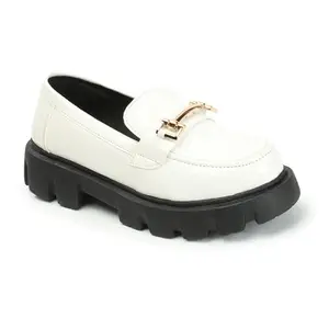 THE ALL WAY Casual Loafers Bellly Shoes for Women & Girls White