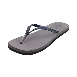 Walkway Women Grey Synthetic Slippers,EU/39 UK/5 (212-1572)