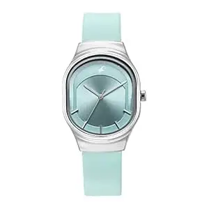 Fastrack Snob X Quartz Analog Blue Dial Blue Leather Strap Watch for Girls - NS6283SL01