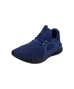 Puma Mens Softride Enzo Evo Marble Blazing Blue-Black Running Shoe - 9 UK (37977501)