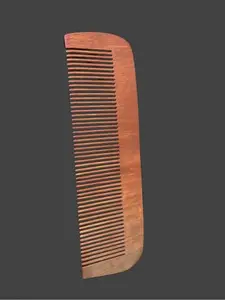Nau Nidh Handcrafted Fine Tooth Hair Comb Rose Wood Pk of 1