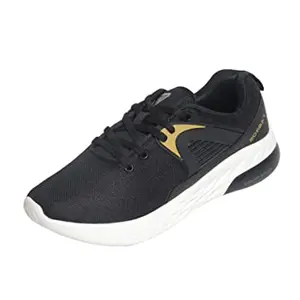 ABROS Men's Beat-O ASSG0103O Sports Shoes_Black/Gold_7UK