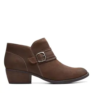 Clarks Charlten Bay Dark Tan Suede (26174179) UK-7