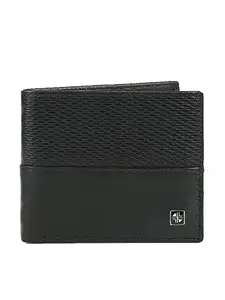 Carlton London Men's Black Soft Napa Leather Two Fold RFID Wallet | Black | One Size | CLMW-7230 |