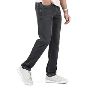 WROGN Men's Stretch Denim Jeans | Straight Fit | Casual Style | Mid Rise