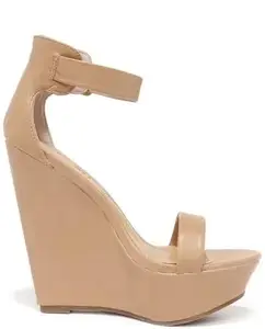 UUNDA Fashion Women's Wedge High Heels With Ankle Strap Girl's and Women's Sandal