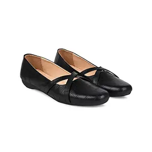 Dollphin DFNG-821 Stylish Casual Comfortable Flat Bellies Black 8