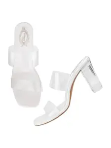 Shoetopia Women's Girls-Heel-3977 Heeled Sandal-6 Kids UK (Girls-Heel-3977-White)-EU39
