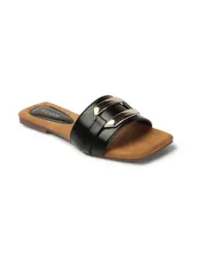 Iconics Women Sandal,Black,UK-5