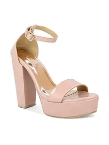 Inc.5 Shoes Women Block Heel 500107_P.PEACH