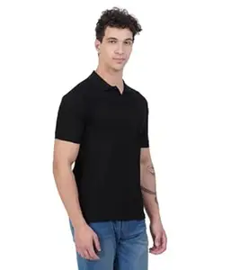kelvo Polo T-Shirt for Men | 100% Cotton | Solid Plain Collar T-Shirt | Regular Fit | Half Sleeve