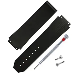 DBLACK ''HLS'' 24mm Resin Watch Straps, Sleek Line Design & Tyre Design, Matte Finish, Watch Strap // Best Replacement, Compatible for HUBLOT Watches (Choose Your Color & Model)