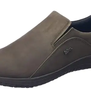 Lee Cooper Men's LC5056E Leather Formal Shoes_Olive_41