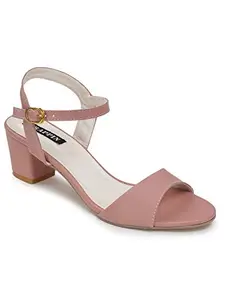 Maliso Women Peach Heels (FF-D-1123-Peach-36)