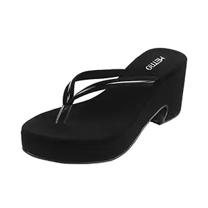 Metro Womens Synthetic Black Slippers (Size (2 UK (35 EU))