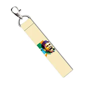 ISEE 360® Neymar Abstract Lanyard Bag Tag with Swivel Lobster for Gift Luggage Bags Backpack Laptop Bags Students Employees L X H 5 X 0.8 INCH